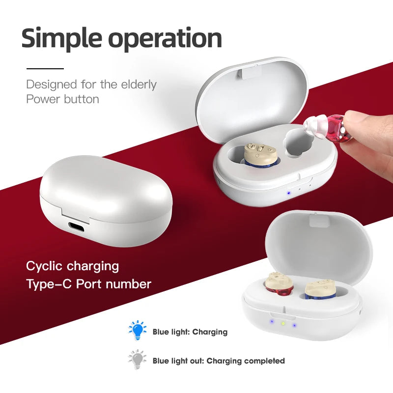 ICYLAX NanoCIC – Invisible Mini In-Ear Hearing Aid (Rechargeable)