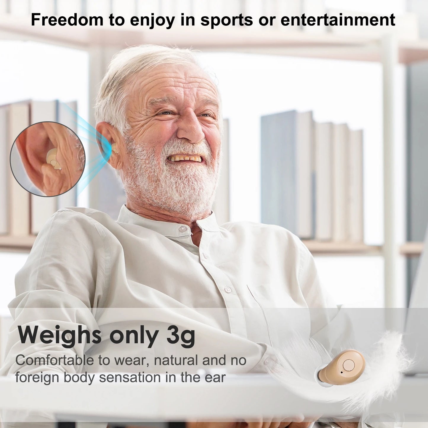 ICYLAX ClearPro – Rechargeable Bluetooth Hearing Aids