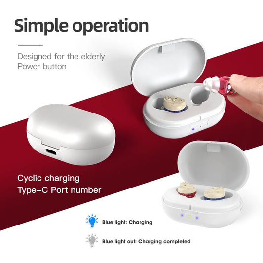 ICYLAX NanoCIC – Invisible Mini In-Ear Hearing Aid (Rechargeable)