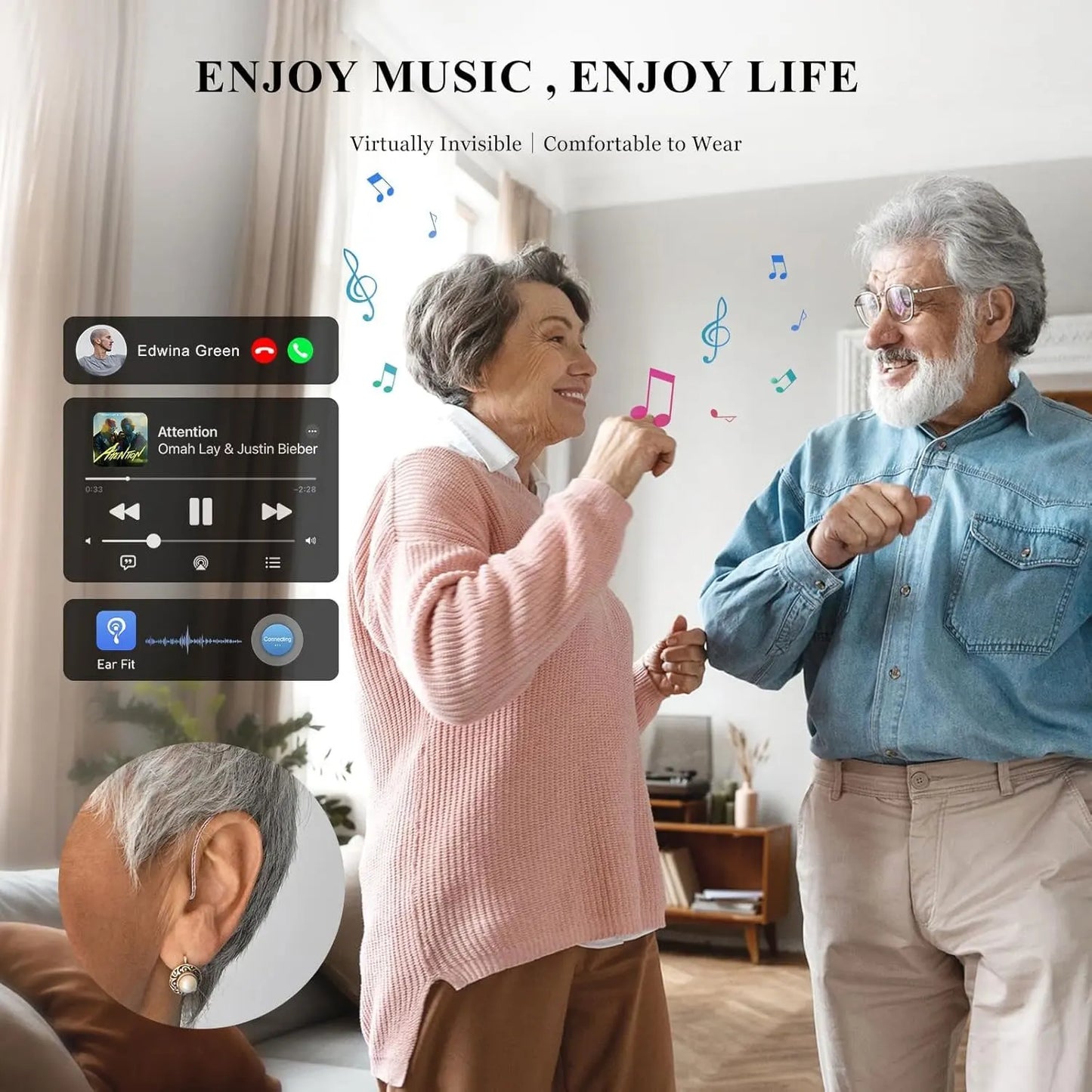 ICYLAX Connect – App-Controlled Bluetooth Hearing Aids